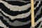 Gray-Multi Famous Designer Acrylic Blend Zebra Boucle Knit Fabric By the Yard